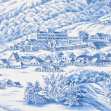 Toussaint Toile Blue on Ivory by Victor Glemaud Scenic Toile Wallpaper – Schumacher 5013771