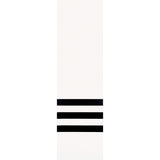 Virginia Panel B black and white modern geometric stripe wallpaper panel by Victor Glemaud for Schumacher