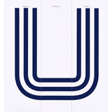 Virginia Panel B Cobalt by Victor Glemaud Modern Stripe Wallpaper Panel – Schumacher 5013791