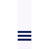 Virginia Panel B wallpaper in cobalt by Victor Glemaud for Schumacher, featuring bold modern stripes in a versatile panel design.