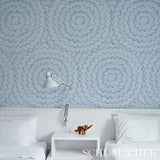 Feather Bloom Blue by Celerie Kemble Designer Wallpaper – Schumacher 5013820