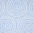 Feather Bloom blue wallpaper by Celerie Kemble for Schumacher, featuring radiating overscale floral patterns.