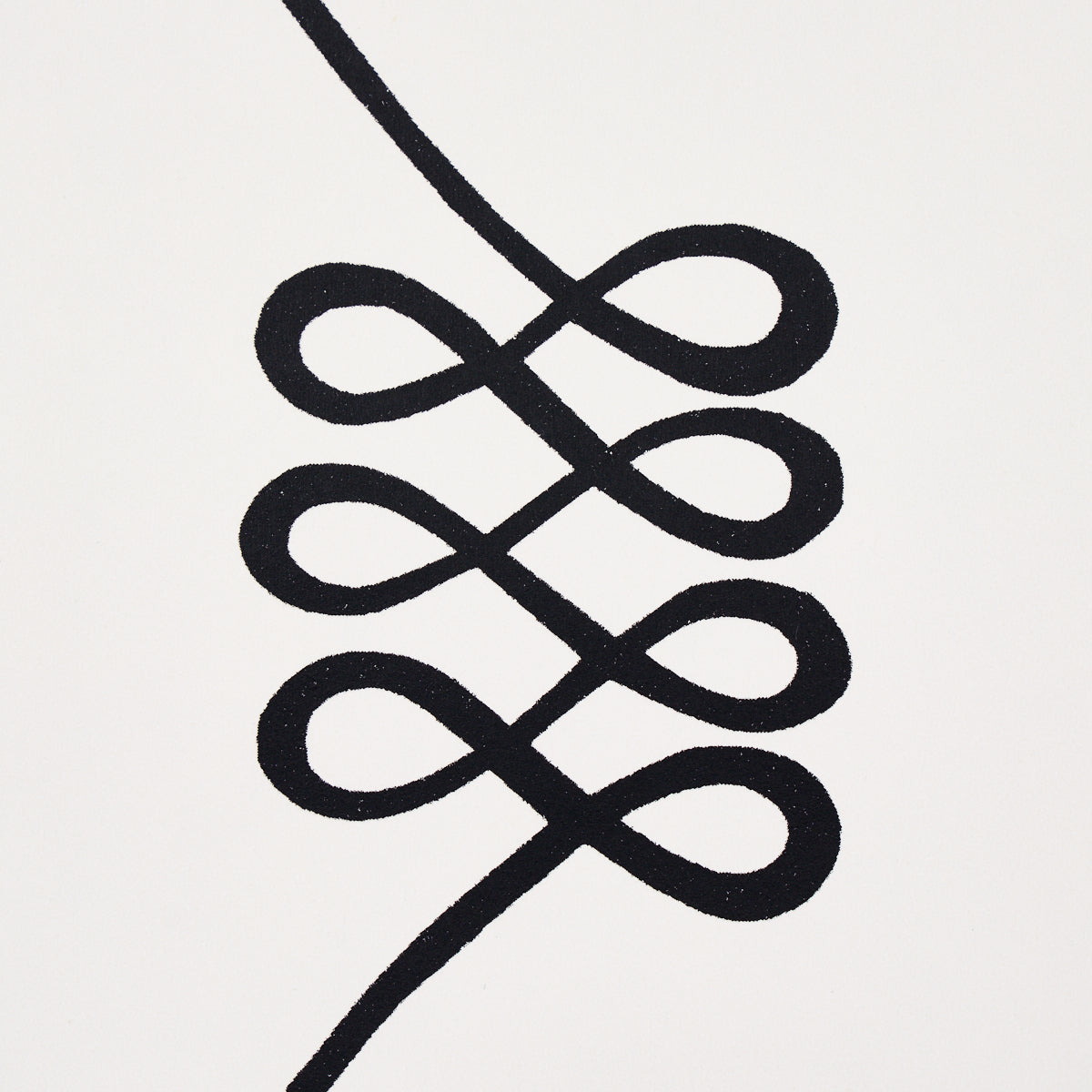 Nicolette Black on Cream Trellis Wallpaper – Schumacher 5013830