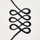 Nicolette Black on Cream Trellis Wallpaper – Schumacher 5013830