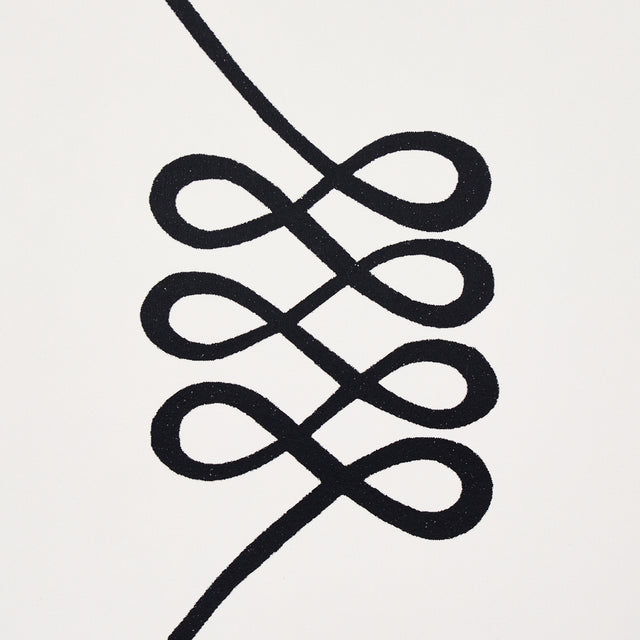 Nicolette Black on Cream Trellis Wallpaper – Schumacher 5013830