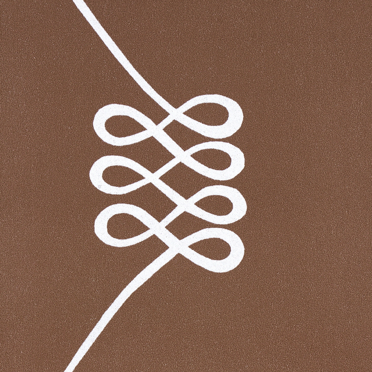 Nicolette Silver on Brown Trellis Wallpaper – Schumacher 5013832