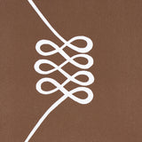 Nicolette Silver on Brown Trellis Wallpaper – Schumacher 5013832