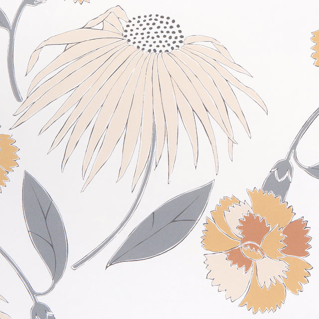 Bouquet Toss Toast by Celerie Kemble Retro Floral Wallpaper – Schumacher 5013842