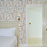 Bouquet Toss Toast by Celerie Kemble Retro Floral Wallpaper – Schumacher 5013842