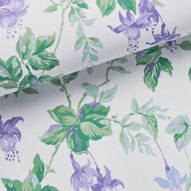 Garden Gate Violet Floral Wallpaper by Schumacher – 5013870