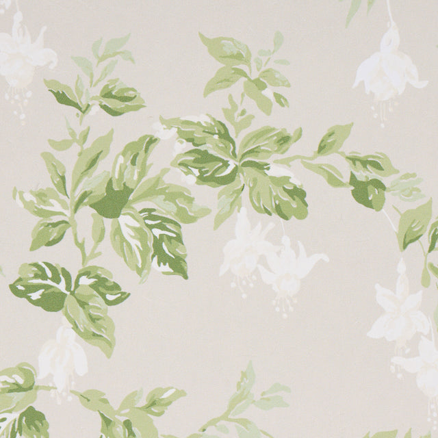 Garden Gate Soft Neutral by Schumacher Classic Floral Wallpaper – Schumacher 5013871