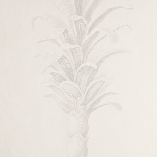 Villa Palm Panel White/Ivory by Miles Redd Botanical Wallpaper Panel – Schumacher 5013881