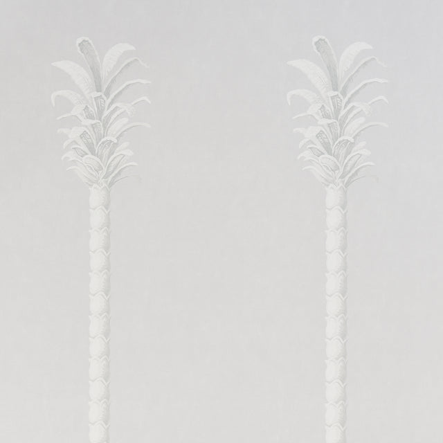 Villa Palm Panel Grey by Miles Redd Schumacher Wallpaper Panel – Schumacher 5013882