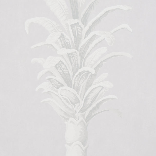 Villa Palm Panel Grey by Miles Redd Schumacher Wallpaper Panel – Schumacher 5013882