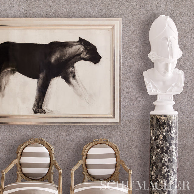 Porphyry Grey Wallcovering by Miles Redd – Schumacher 5013900