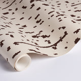 Bespotted Brown Abstract Wallpaper by Schumacher Miles Redd Collection – Schumacher 5013910