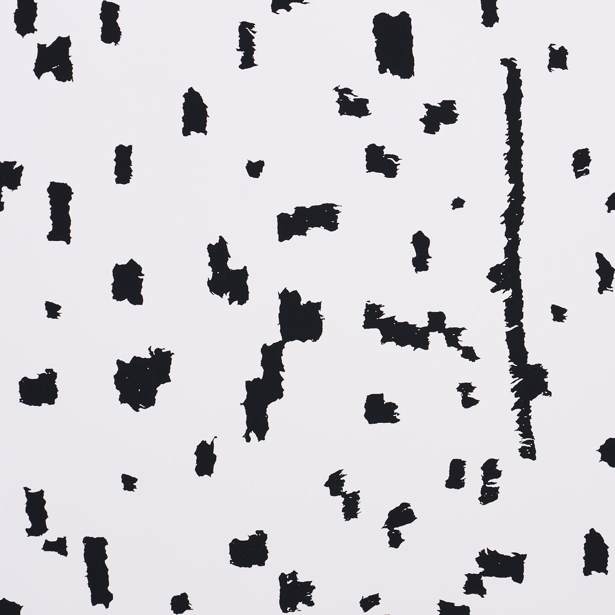 BESPOTTED Black & White by Schumacher Abstract Wallpaper – Schumacher 5013911
