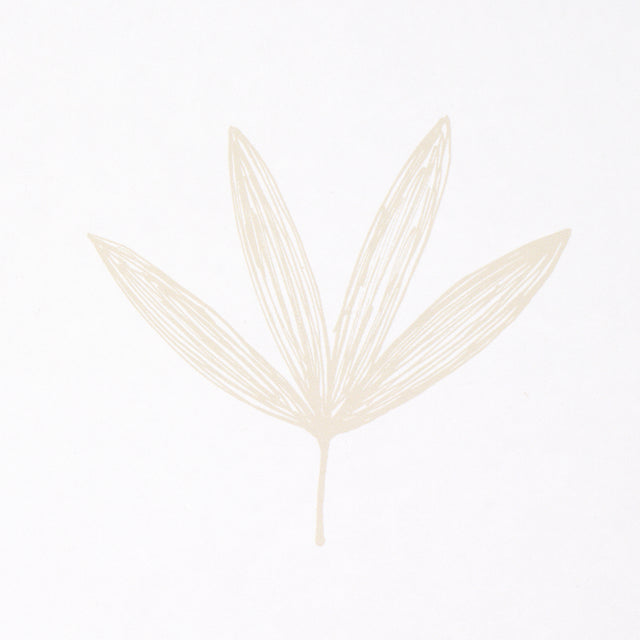 Rue Sand by Schumacher Modern Leaf Line Drawing Wallpaper – Schumacher 5013922