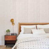 Charlie Neutral Small-Scale Striped Wallcovering – Schumacher 5013930