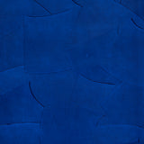 Hand-Combed Plaster in Yves Blue by David Kaihoi for Schumacher. Handcrafted, textural blue wallcovering with gestural plaster effect.