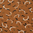 Brushmark gold wallpaper by David Kaihoi for Schumacher, featuring gestural brushstroke patterns in a hand-painted style.