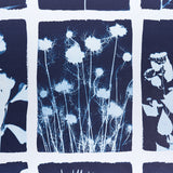 Cyanotype Panel Indigo Botanical Grid Wallpaper – Schumacher 5013970