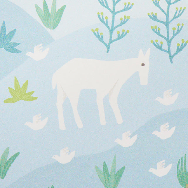 Las Colinas Blue Pastoral Landscape Wallpaper by Schumacher – 5013981