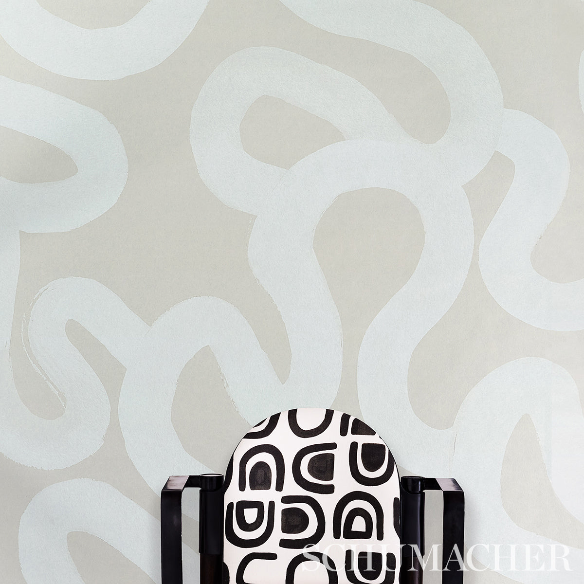Trace Sesame by Hadiya Williams Abstract Wallpaper – Schumacher 5013992