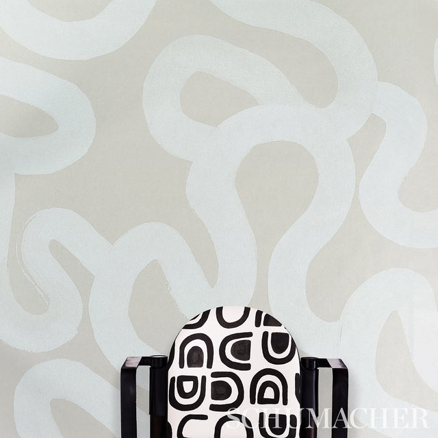Trace Sesame by Hadiya Williams Abstract Wallpaper – Schumacher 5013992