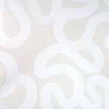 Trace wallpaper in Sesame by Hadiya Williams for Schumacher, featuring a gestural, painterly abstract design in neutral tones.