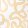 Trace wallpaper in ochre by Hadiya Williams for Schumacher, featuring a gestural, painterly abstract design in warm ochre tones.