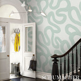 Trace Ice by Hadiya Williams Abstract Painterly Wallpaper – Schumacher 5013994