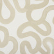 Trace wallpaper in Sand by Hadiya Williams for Schumacher features a gestural, painterly abstract design in neutral tones.