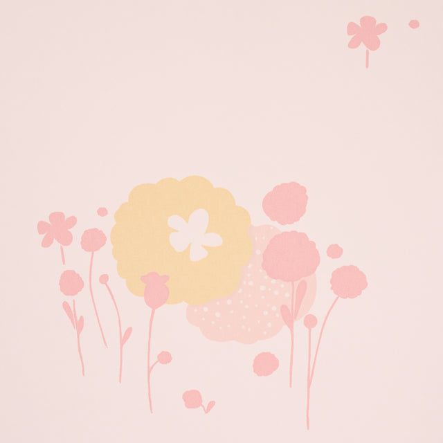 Pom Pom Forest Blush by Marie-Chantal Floral Wallpaper – Schumacher 5014060