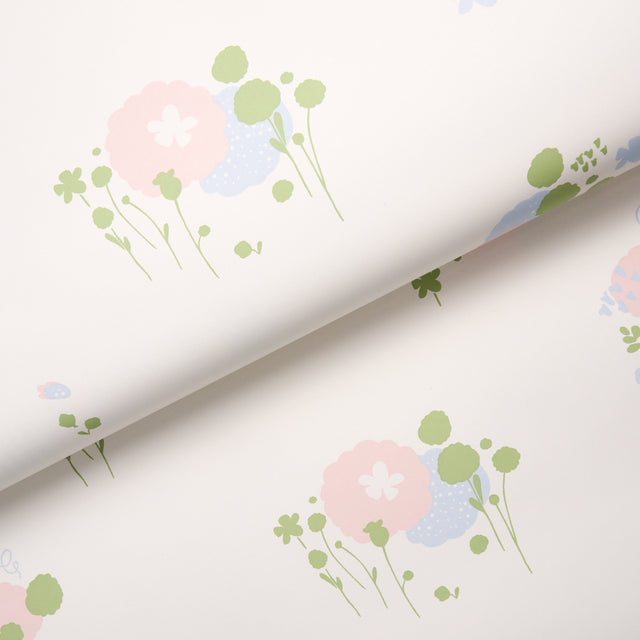 Pom Pom Forest Ivory by Marie-Chantal Delicate Floral Wallpaper – Schumacher 5014061