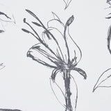Close Your Eyes and Remember Soft Black by Hera Ford Botanical Wallpaper – Schumacher 5014080