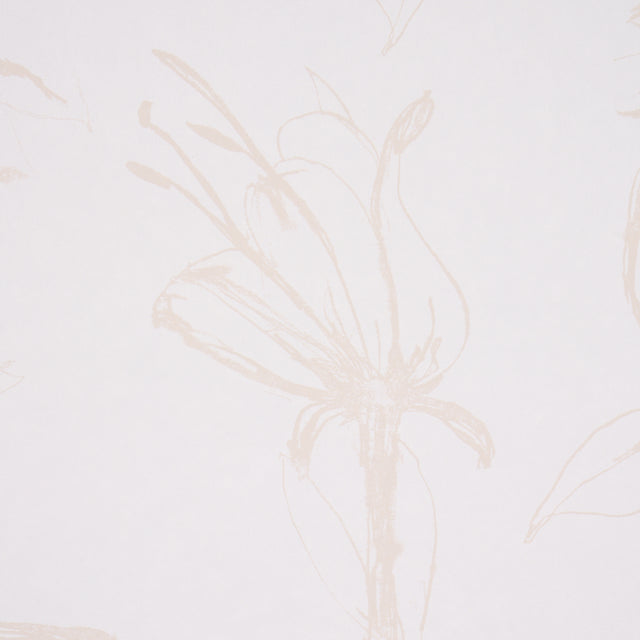 Close Your Eyes and Remember Light Neutral by Hera Ford Botanical Wallpaper – Schumacher 5014081