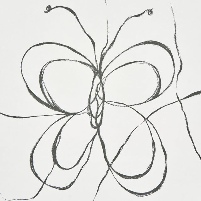 Come Back as a Flower Soft Black by Hera Ford Floral Wallpaper – Schumacher 5014090