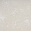 Come Back as a Flower wallpaper in light neutral by Hera Ford for Schumacher, featuring hand-drawn floral design on a neutral background.