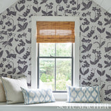 Orchids Have Dreams Soft Black by Hera Ford Painterly Floral Wallpaper – Schumacher 5014100