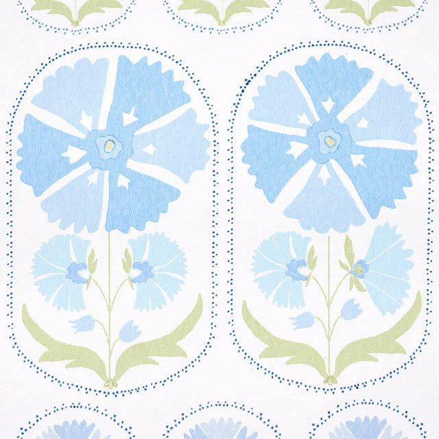 Anjuna Floral Sky by Schumacher Bohemia Collection Wallpaper – Schumacher 5014110