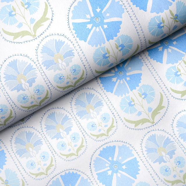 Anjuna Floral Sky by Schumacher Bohemia Collection Wallpaper – Schumacher 5014110