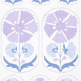 Anjuna Floral Lilac by Schumacher Bohemia Collection Wallpaper – Schumacher 5014111