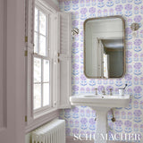 Anjuna Floral Lilac by Schumacher Bohemia Collection Wallpaper – Schumacher 5014111