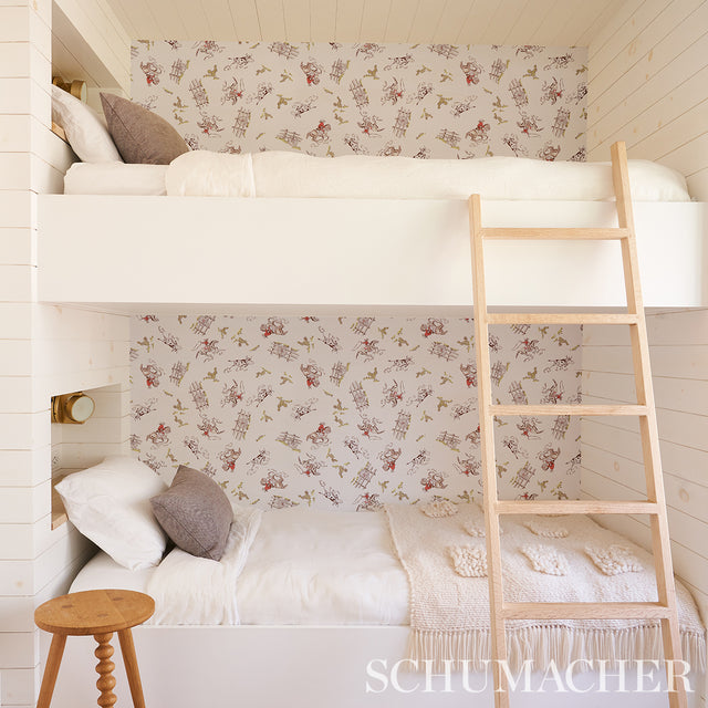 Wild West Cream by Marie-Chantal Playful Cowboy Wallpaper – Schumacher 5014120