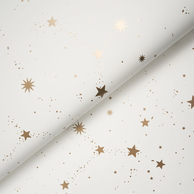 Scattered Stars Ivory by Marie-Chantal Schumacher Wallpaper – Schumacher 5014140