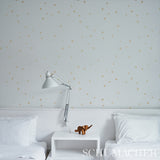 Scattered Stars Ivory by Marie-Chantal Schumacher Wallpaper – Schumacher 5014140