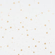Scattered Stars wallpaper in ivory by Schumacher, featuring a constellation of metallic gold stars on a matte ivory background.