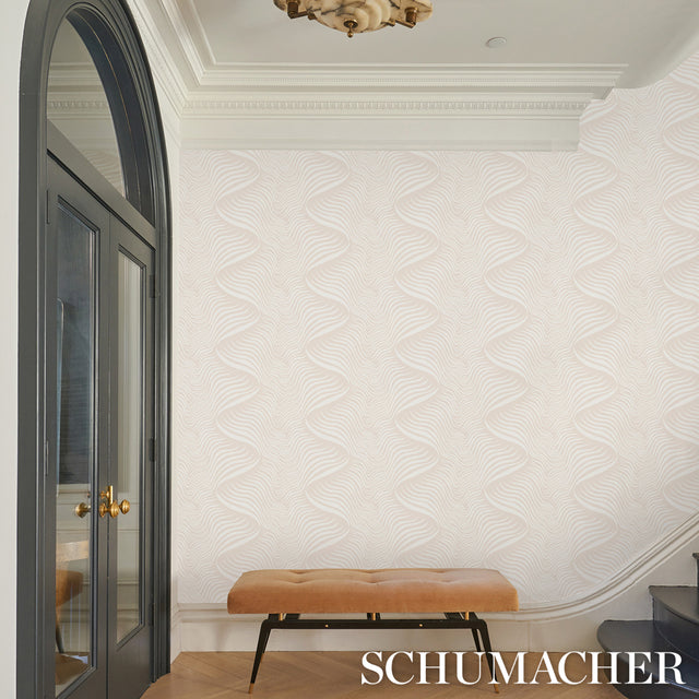 Sauvage Natural by Schumacher Abstract Animal Wallpaper – Moon River Collection 5014150