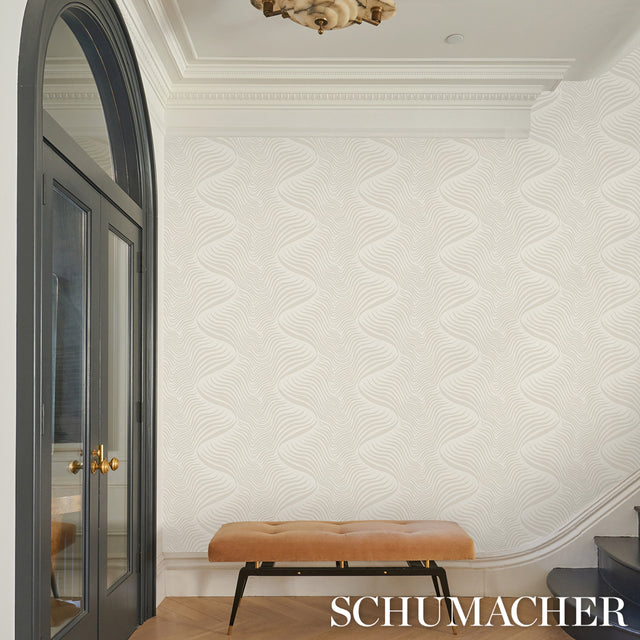 Sauvage Dove by Schumacher Abstract Animal Wallpaper – Schumacher 5014151